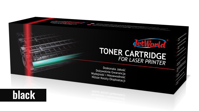 Toner cartridge JetWorld Black OKI B432 remanufactured 45807106