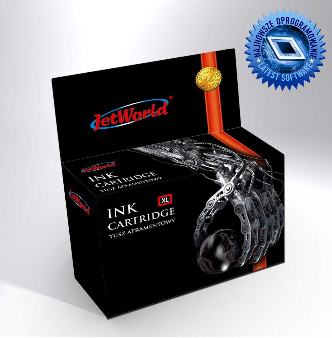Ink Cartridge JetWorld Black HP 912XL remanufactured (indicates the ink level) (produkt działa z urządzeniami HP+ wersją \