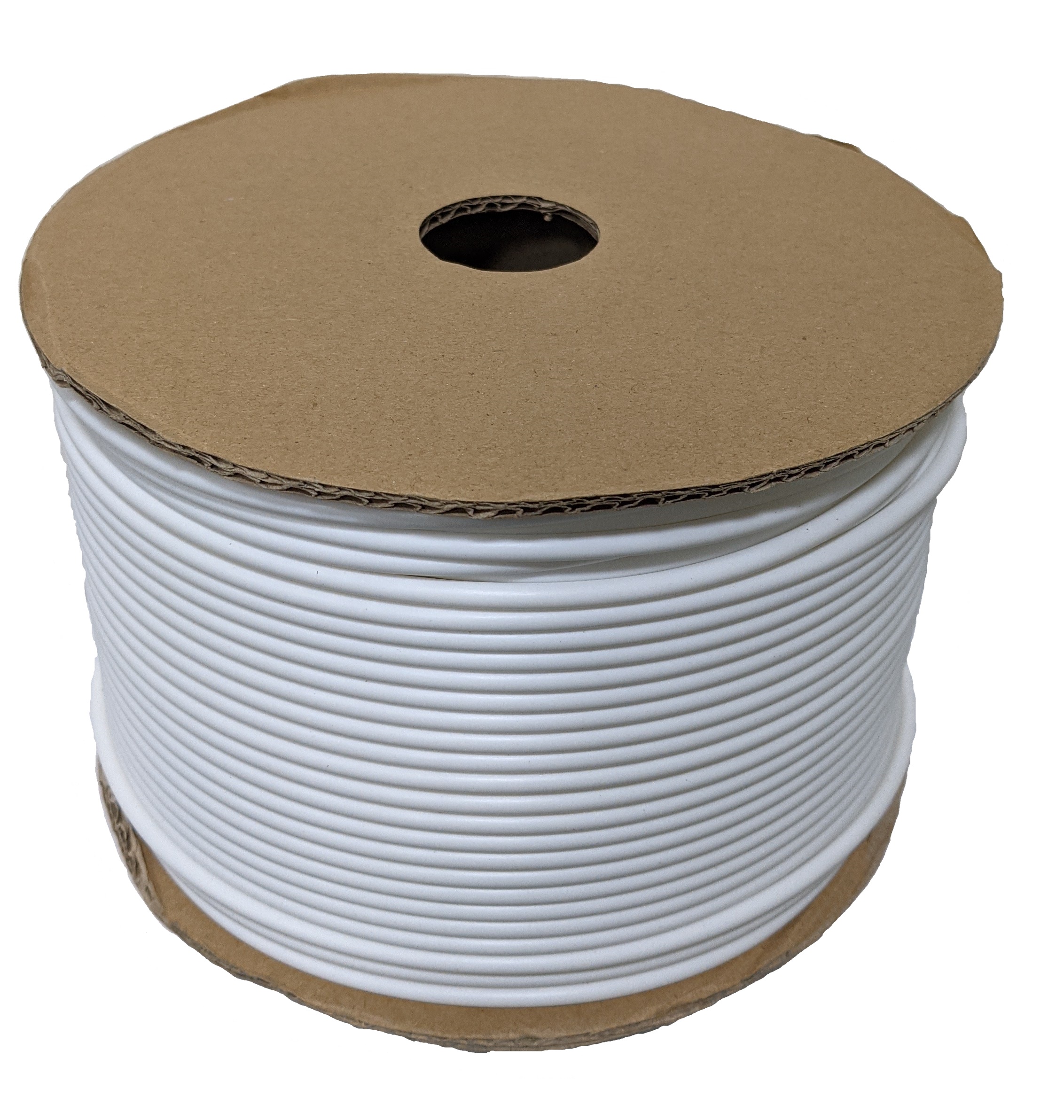 Popisovacia PVC bužírka kruhová R25, 2,5mm, 100m, biela