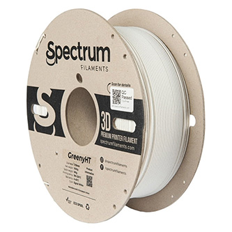 Levně Spectrum 3D filament, GreenyHT, 1,75mm, 1000g, 80700, signal white