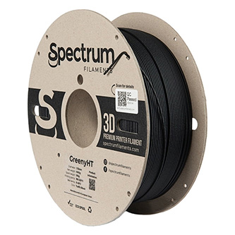 Levně Spectrum 3D filament, GreenyHT, 1,75mm, 1000g, 80699, traffic black