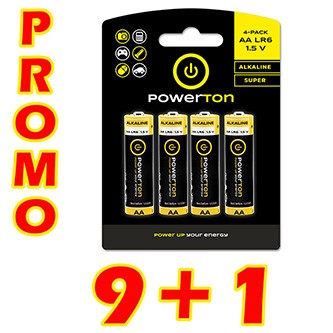 Powerton ENERGY ALKAMAX Jednorázová alkalická baterie AA, 10x4-pack