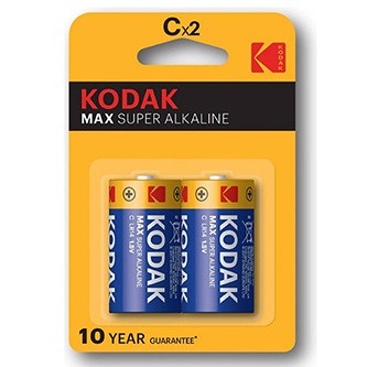 Baterie jednorázová alkalická, tužková, LR14, 1.5V, Kodak, blistr, 2-pack, KOD-LR14MAX, Alkaline Max