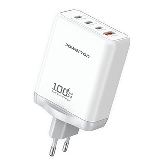 Powerton Powerton ENERGY QUANTIX Power Adapter 100W, 4 ports, 3x USB-C, 1x USB-A