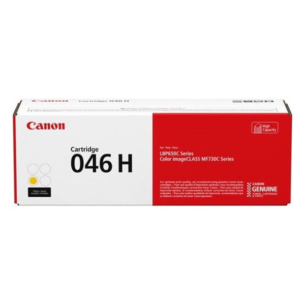 Canon 046HY 1251C002 žltý (yellow) originálny toner.
Originálny toner = záruka priamo od výrobcu tlačiarne
100 % použitie v tlačiarni - bezproblémové fungovanie s vašou tlačiarňou
Použitím originálnej náplne predlžujete životnosť tlačiarne
Osvedčená špičková kvalita - vysoko kvalitná a spoľahlivá tlač originálnou tlačovou kazetou od prvej do poslednej stránky
Trvalé a profesionálne výsledky tlače - dlhodobá udržateľnosť tlače
Kratšia prodleva pri tlači stránok
Garancia Vašej spokojnosti s použitím našej originálnej náplne
Zabezpečujeme bezplatnú recykláciu originálnych náplní
Zlyhanie náplne v menej ako 1% prípadov
Jednoduchá a rýchla výmena náplne

Kód výrobcu: 1251C002