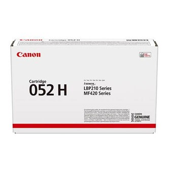 Canon CRG-052H čierný (black) originálny toner.
Originálny toner = záruka priamo od výrobcu tlačiarne
100 % použitie v tlačiarni - bezproblémové fungovanie s vašou tlačiarňou
Použitím originálnej náplne predlžujete životnosť tlačiarne
Overená špičková kvalita - vysoko kvalitná a spoľahlivá tlač originálnou tlačovou kazetou od prvej do poslednej stránky
Trvalé a profesionálne výsledky tlače - dlhodobá udržateľnosť tlače
Kratšia prodleva pri tlači stránok
Garancia Vašej spokojnosti s použitím našej originálnej náplne
Zabezpečujeme bezplatnú recykláciu originálnych náplní
Zlyhanie náplne v menej ako 1% prípadov
Jednoduchá a rýchla výmena náplne

Kód výrobcu: 2200C002