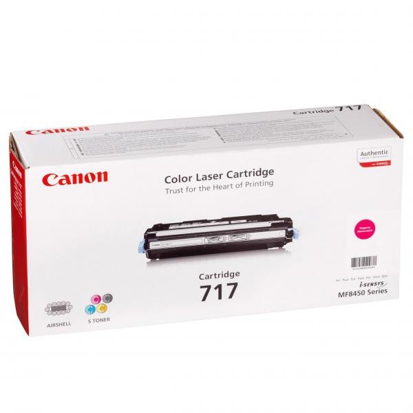Canon CRG-717 purpurový (magenta) originálny toner.
Originálny toner = záruka priamo od výrobcu tlačiarne
100 % použitie v tlačiarni - bezproblémové fungovanie s vašou tlačiarňou
Použitím originálnej náplne predlžujete životnosť tlačiarne
Overená špičková kvalita - vysoko kvalitná a spoľahlivá tlač originálnou tlačovou kazetou od prvej do poslednej stránky
Trvalé a profesionálne výsledky tlače - dlhodobá udržateľnosť tlače
Kratšia prodleva pri tlači stránok
Garancia Vašej spokojnosti s použitím našej originálnej náplne
Zabezpečujeme bezplatnú recykláciu originálnych náplní
Zlyhanie náplne v menej ako 1% prípadov
Jednoduchá a rýchla výmena náplne

Kód výrobcu: 2576B002