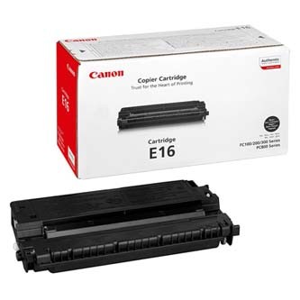 Canon E-16 čierný (black) originálny toner.
Originálny toner = záruka priamo od výrobcu tlačiarne
100 % použitie v tlačiarni - bezproblémové fungovanie s vašou tlačiarňou
Použitím originálnej náplne predlžujete životnosť tlačiarne
Overená špičková kvalita - vysoko kvalitná a spoľahlivá tlač originálnou tlačovou kazetou od prvej do poslednej stránky
Trvalé a profesionálne výsledky tlače - dlhodobá udržateľnosť tlače
Kratšia prodleva pri tlači stránok
Garancia Vašej spokojnosti s použitím našej originálnej náplne
Zabezpečujeme bezplatnú recykláciu originálnych náplní
Zlyhanie náplne v menej ako 1% prípadov
Jednoduchá a rýchla výmena náplne

Kód výrobcu: 1492A003