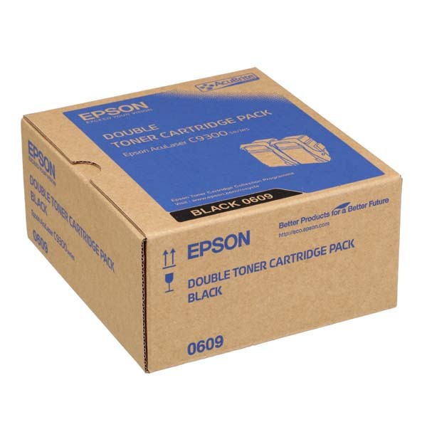 Epson C13S050609 2ks čierný (black) originálny toner.
Originálny toner = záruka priamo od výrobcu tlačiarne
100 % použitie v tlačiarni - bezproblémové fungovanie s vašou tlačiarňou
Použitím originálnej náplne predlžujete životnosť tlačiarne
Osvedčená špičková kvalita - vysoko kvalitná a spoľahlivá tlač originálnou tlačovou kazetou od prvej do poslednej stránky
Trvalé a profesionálne výsledky tlače - dlhodobá udržateľnosť tlače
Kratšia prodleva pri tlači stránok
Garancia Vašej spokojnosti s použitím našej originálnej náplne
Zabezpečujeme bezplatnú recykláciu originálnych náplní
Zlyhanie náplne v menej ako 1% prípadov
Jednoduchá a rýchla výmena náplne

Kód výrobcu: C13S050609