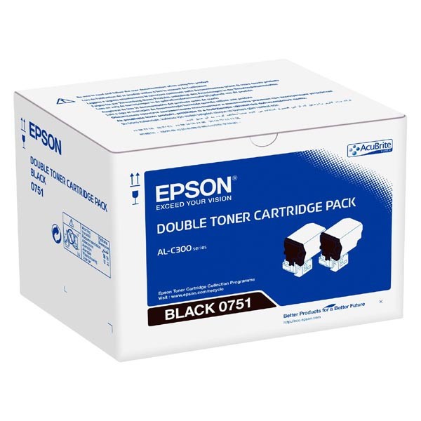 Levně Epson C13S050751 2ks černý (black) originální toner