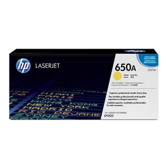HP 650A CE272A žltý (yellow) originálný toner.
Originálny toner = záruka priamo od výrobcu tlačiarne
100 % použitie v tlačiarni - bezproblémové fungovanie s vašou tlačiarňou
Použitím originálnej náplne predlžujete životnosť tlačiarne
Osvedčená špičková kvalita - vysoko kvalitná a spoľahlivá tlač originálnou tlačovou kazetou od prvej do poslednej stránky
Trvalé a profesionálne výsledky tlače - dlhodobá udržateľnosť tlače
Kratšia prodleva pri tlači stránok
Garancia Vašej spokojnosti s použitím našej originálnej náplne
Zabezpečujeme bezplatnú recykláciu originálnych náplní
Zlyhanie náplne v menej ako 1% prípadov
Jednoduchá a rýchla výmena náplne

Kód výrobcu: CE272A