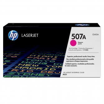 HP 507A CE403A purpurový (magenta) originálny toner.
Originálny toner = záruka priamo od výrobcu tlačiarne
100 % použitie v tlačiarni - bezproblémové fungovanie s vašou tlačiarňou
Použitím originálnej náplne predlžujete životnosť tlačiarne
Osvedčená špičková kvalita - vysoko kvalitná a spoľahlivá tlač originálnou tlačovou kazetou od prvej do poslednej stránky
Trvalé a profesionálne výsledky tlače - dlhodobá udržateľnosť tlače
Kratšia prodleva pri tlači stránok
Garancia Vašej spokojnosti s použitím našej originálnej náplne
Zabezpečujeme bezplatnú recykláciu originálnych náplní
Zlyhanie náplne v menej ako 1% prípadov
Jednoduchá a rýchla výmena náplne

Kód výrobcu: CE403A