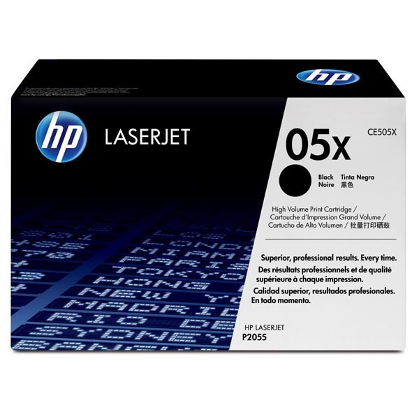 HP 05X CE505X čierný (black) originálny toner.
Originálny toner = záruka priamo od výrobcu tlačiarne
100 % použitie v tlačiarni - bezproblémové fungovanie s vašou tlačiarňou
Použitím originálnej náplne predlžujete životnosť tlačiarne
Osvedčená špičková kvalita - vysoko kvalitná a spoľahlivá tlač originálnou tlačovou kazetou od prvej do poslednej stránky
Trvalé a profesionálne výsledky tlače - dlhodobá udržateľnosť tlače
Kratšia prodleva pri tlači stránok
Garancia Vašej spokojnosti s použitím našej originálnej náplne
Zabezpečujeme bezplatnú recykláciu originálnych náplní
Zlyhanie náplne v menej ako 1% prípadov
Jednoduchá a rýchla výmena náplne

Kód výrobcu: CE505X