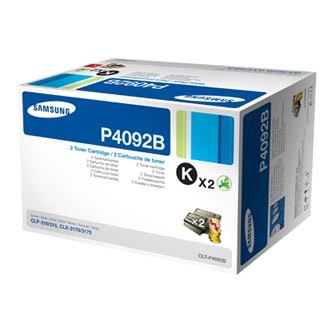 HP SU391A / Samsung CLT-P4092B dual pack čierný (black) originálny toner.
Originálny toner = záruka priamo od výrobcu tlačiarne
100 % použitie v tlačiarni - bezproblémové fungovanie s vašou tlačiarňou
Použitím originálnej náplne predlžujete životnosť tlačiarne
Osvedčená špičková kvalita - vysoko kvalitná a spoľahlivá tlač originálnou tlačovou kazetou od prvej do poslednej stránky
Trvalé a profesionálne výsledky tlače - dlhodobá udržateľnosť tlače
Kratšia prodleva pri tlači stránok
Garancia Vašej spokojnosti s použitím našej originálnej náplne
Zabezpečujeme bezplatnú recykláciu originálnych náplní
Zlyhanie náplne v menej ako 1% prípadov
Jednoduchá a rýchla výmena náplne

Kód výrobcu: SU391A