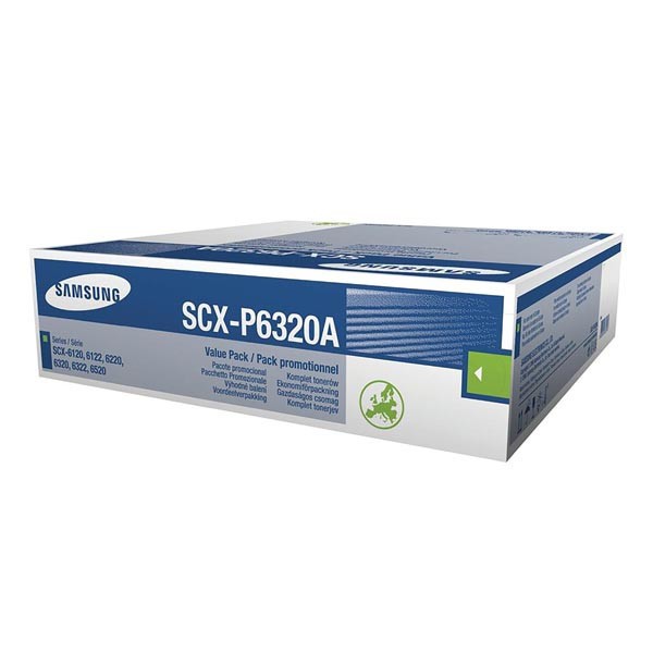 HP SV496A / Samsung SCX-P6320A dual pack čierný (black) originálny toner.
Originálny toner = záruka priamo od výrobcu tlačiarne
100 % použitie v tlačiarni - bezproblémové fungovanie s vašou tlačiarňou
Použitím originálnej náplne predlžujete životnosť tlačiarne
Osvedčená špičková kvalita - vysoko kvalitná a spoľahlivá tlač originálnou tlačovou kazetou od prvej do poslednej stránky
Trvalé a profesionálne výsledky tlače - dlhodobá udržateľnosť tlače
Kratšia prodleva pri tlači stránok
Garancia Vašej spokojnosti s použitím našej originálnej náplne
Zabezpečujeme bezplatnú recykláciu originálnych náplní
Zlyhanie náplne v menej ako 1% prípadov
Jednoduchá a rýchla výmena náplne

Kód výrobcu: SV496A