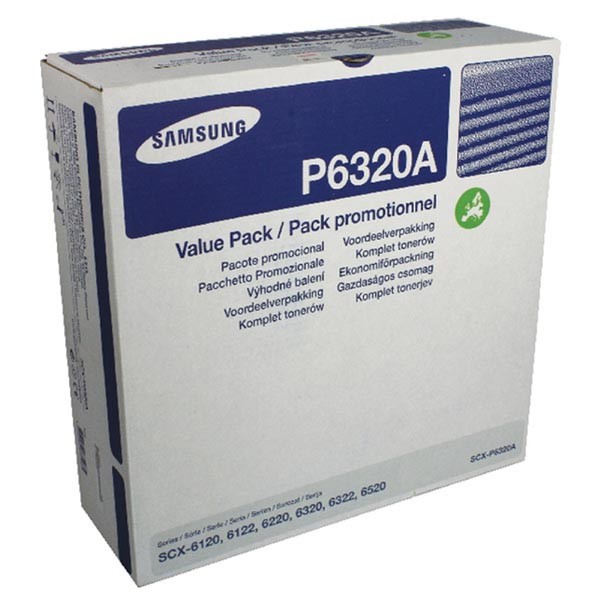 HP SV496A / Samsung SCX-P6320A dual pack čierný (black) originálny toner.
Originálny toner = záruka priamo od výrobcu tlačiarne
100 % použitie v tlačiarni - bezproblémové fungovanie s vašou tlačiarňou
Použitím originálnej náplne predlžujete životnosť tlačiarne
Osvedčená špičková kvalita - vysoko kvalitná a spoľahlivá tlač originálnou tlačovou kazetou od prvej do poslednej stránky
Trvalé a profesionálne výsledky tlače - dlhodobá udržateľnosť tlače
Kratšia prodleva pri tlači stránok
Garancia Vašej spokojnosti s použitím našej originálnej náplne
Zabezpečujeme bezplatnú recykláciu originálnych náplní
Zlyhanie náplne v menej ako 1% prípadov
Jednoduchá a rýchla výmena náplne

Kód výrobcu: SV496A