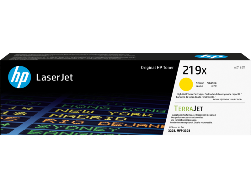 HP 219X W2192X žlutý (yellow) originální toner