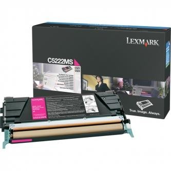 Lexmark C5222MS purpurový (magenta) originálny toner.
Originálny toner = záruka priamo od výrobcu tlačiarne
100 % použitie v tlačiarni - bezproblémové fungovanie s vašou tlačiarňou
Použitím originálnej náplne predlžujete životnosť tlačiarne
Osvedčená špičková kvalita - vysoko kvalitná a spoľahlivá tlač originálnou tlačovou kazetou od prvej do poslednej stránky
Trvalé a profesionálne výsledky tlače - dlhodobá udržateľnosť tlače
Kratšia prodleva pri tlači stránok
Garancia Vašej spokojnosti s použitím našej originálnej náplne
Zabezpečujeme bezplatnú recykláciu originálnych náplní
Zlyhanie náplne v menej ako 1% prípadov
Jednoduchá a rýchla výmena náplne

Kód výrobcu: C5222MS