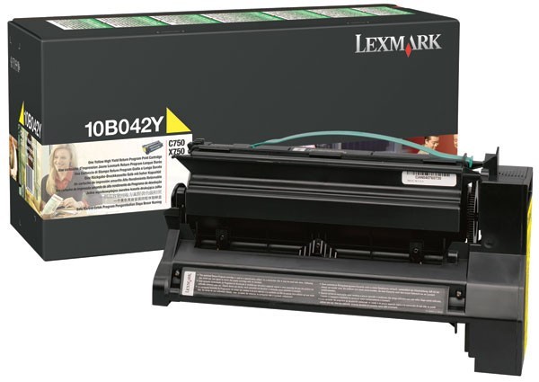 Levně Lexmark 10B042Y žlutý (yellow) originální toner