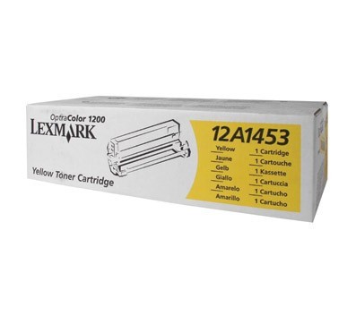 Levně Lexmark 12A1453 žlutý (yellow) originální toner