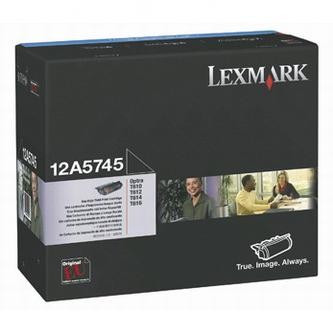 Levně Lexmark 12A5745 černý (black) originální toner