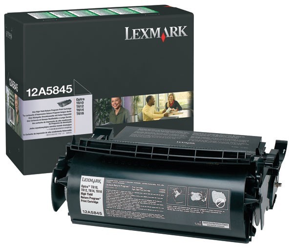 Levně Lexmark 12A5845 černý (black) originální toner