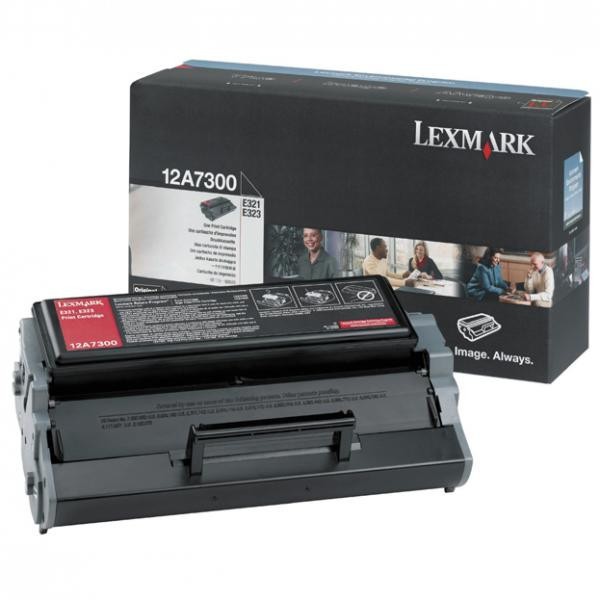 Levně Lexmark 12A7300 černý (black) originální toner