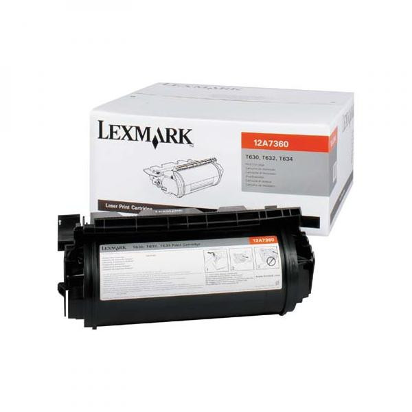 Levně Lexmark 12A7360 černý (black) originální toner