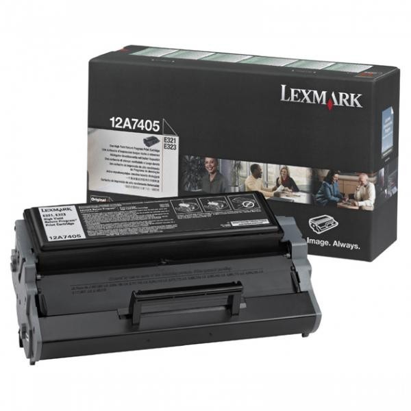 Levně Lexmark 12A7405 černý (black) originální toner