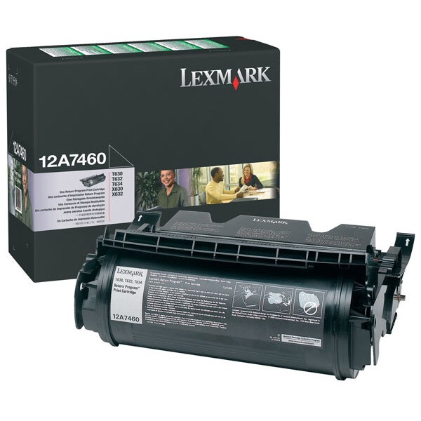 Levně Lexmark 12A7460 černý (black) originální toner