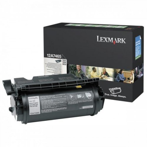 Levně Lexmark 12A7465 černý (black) originální toner