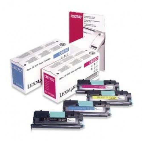 Levně Lexmark 1361752 azurový (cyan) originální toner