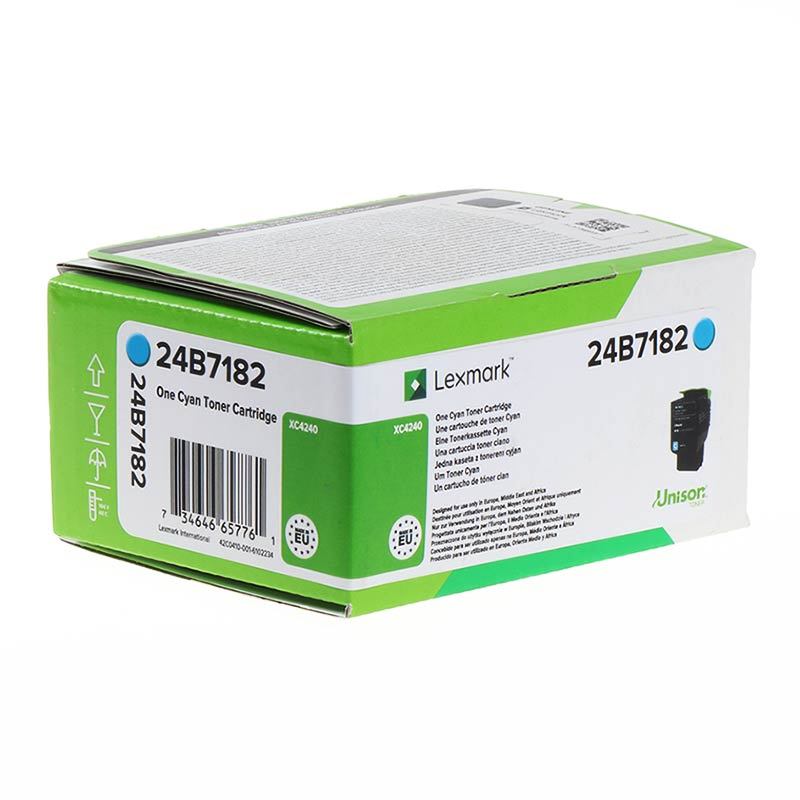 Lexmark 24B7182 azúrový (cyan) originálny toner