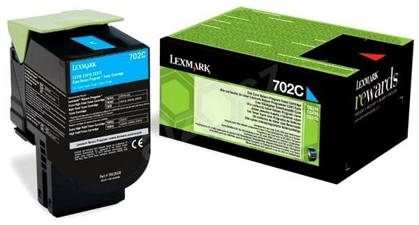 Lexmark 70C20C0 azurový (cyan) originální toner