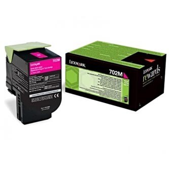 Lexmark 70C20M0 purpurový (magenta) originálny toner.
Originálny toner = záruka priamo od výrobcu tlačiarne
100 % použitie v tlačiarni - bezproblémové fungovanie s vašou tlačiarňou
Použitím originálnej náplne predlžujete životnosť tlačiarne
Osvedčená špičková kvalita - vysoko kvalitná a spoľahlivá tlač originálnou tlačovou kazetou od prvej do poslednej stránky
Trvalé a profesionálne výsledky tlače - dlhodobá udržateľnosť tlače
Kratšia prodleva pri tlači stránok
Garancia Vašej spokojnosti s použitím našej originálnej náplne
Zabezpečujeme bezplatnú recykláciu originálnych náplní
Zlyhanie náplne v menej ako 1% prípadov
Jednoduchá a rýchla výmena náplne

Kód výrobcu: 70C20M0