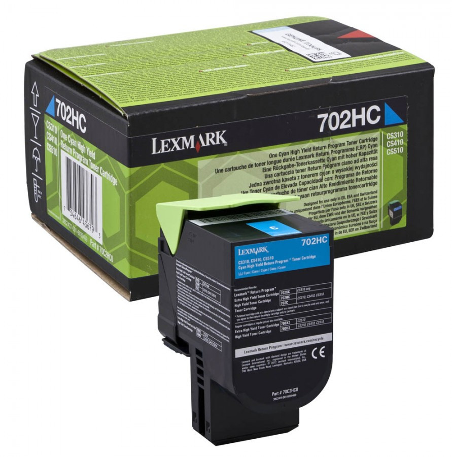 Lexmark 70C2HC0 azúrový (cyan) originálny toner.
 
Prečo kúpiť našu originálnu náplň?
 
 

Originálny toner = záruka priamo od výrobcu tlačiarne
100% použitie v tlačiarni - bezproblémové fungovanie s vašou tlačiarňou
Použitím originálnej náplne predlžujete životnosť tlačiarne
Osvedčená špičková kvalita - vysokokvalitná a spoľahlivá tlač originálnou tlačovou kazetou od prvej do poslednej stránky
Trvalé a profesionálne výsledky tlače - dlhodobá udržateľnosť tlače
Kratšie zdržanie pri tlači stránok
Garancia Vašej spokojnosti pri použití našej originálnej náplne
Zabezpečujeme bezplatnú recykláciu originálnych náplní
Zlyhanie náplne v menej ako 1% prípadov
Jednoduchá a rýchla výmena náplne
70C2HC0