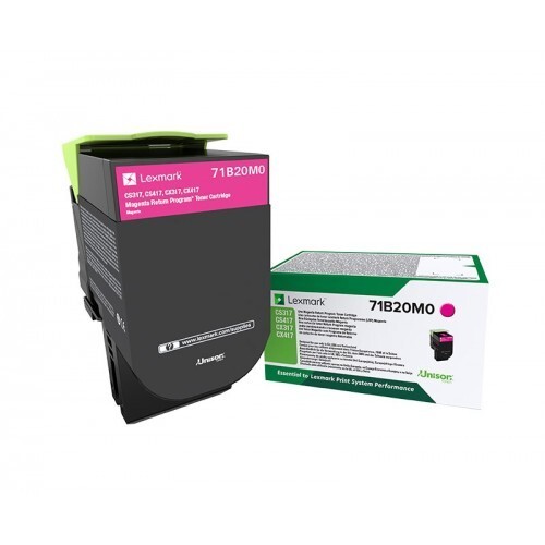 Lexmark 71B20M0 purpurový (magenta) originální toner