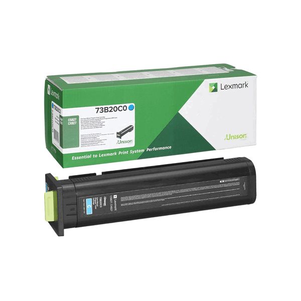 Lexmark 73B20C0, cyan, 15000 str., return, originálny toner