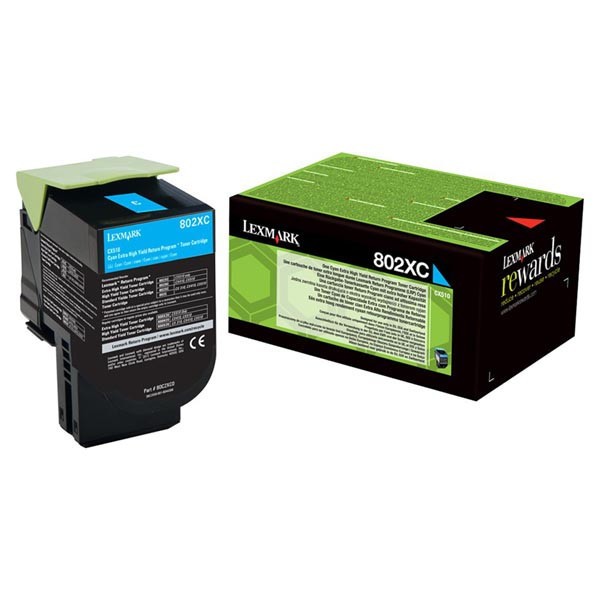 Lexmark 80C2XC0 azúrový (cyan) originálny toner