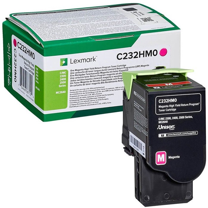 Levně Lexmark C232HM0 purpurový (magenta) originální toner