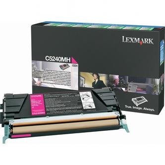 Lexmark C5240MH purpurový (magenta) originálny toner.
Originálny toner = záruka priamo od výrobcu tlačiarne
100 % použitie v tlačiarni - bezproblémové fungovanie s vašou tlačiarňou
Použitím originálnej náplne predlžujete životnosť tlačiarne
Osvedčená špičková kvalita - vysoko kvalitná a spoľahlivá tlač originálnou tlačovou kazetou od prvej do poslednej stránky
Trvalé a profesionálne výsledky tlače - dlhodobá udržateľnosť tlače
Kratšia prodleva pri tlači stránok
Garancia Vašej spokojnosti s použitím našej originálnej náplne
Zabezpečujeme bezplatnú recykláciu originálnych náplní
Zlyhanie náplne v menej ako 1% prípadov
Jednoduchá a rýchla výmena náplne

Kód výrobcu: C5240MH