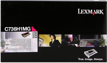 Lexmark C736H1MG purpurový (magenta) originálny toner.
Originálny toner = záruka priamo od výrobcu tlačiarne
100 % použitie v tlačiarni - bezproblémové fungovanie s vašou tlačiarňou
Použitím originálnej náplne predlžujete životnosť tlačiarne
Osvedčená špičková kvalita - vysoko kvalitná a spoľahlivá tlač originálnou tlačovou kazetou od prvej do poslednej stránky
Trvalé a profesionálne výsledky tlače - dlhodobá udržateľnosť tlače
Kratšia prodleva pri tlači stránok
Garancia Vašej spokojnosti s použitím našej originálnej náplne
Zabezpečujeme bezplatnú recykláciu originálnych náplní
Zlyhanie náplne v menej ako 1% prípadov
Jednoduchá a rýchla výmena náplne

Kód výrobcu: C736H1MG