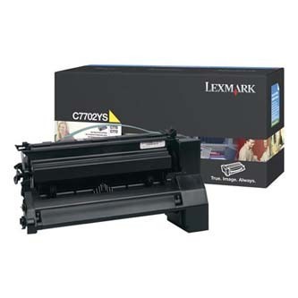 Lexmark C7702YS žltý (yellow) originálny toner