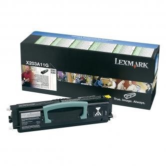 Lexmark X203A11G čierný (black) originálny toner.
Originálny toner = záruka priamo od výrobcu tlačiarne
100 % použitie v tlačiarni - bezproblémové fungovanie s vašou tlačiarňou
Použitím originálnej náplne predlžujete životnosť tlačiarne
Osvedčená špičková kvalita - vysoko kvalitná a spoľahlivá tlač originálnou tlačovou kazetou od prvej do poslednej stránky
Trvalé a profesionálne výsledky tlače - dlhodobá udržateľnosť tlače
Kratšia prodleva pri tlači stránok
Garancia Vašej spokojnosti s použitím našej originálnej náplne
Zabezpečujeme bezplatnú recykláciu originálnych náplní
Zlyhanie náplne v menej ako 1% prípadov
Jednoduchá a rýchla výmena náplne

Kód výrobcu: X203A11G