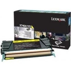 Lexmark X746A1YG žltý (yellow) originálny toner