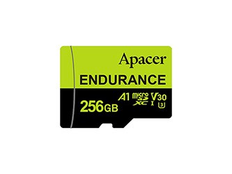 Apacer paměťová Endurance V30 A1, 256GB, micro SDXC, AP256GEDM1D09-R, UHS-I U3 (Class 10)