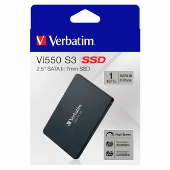 Levně Interní disk SSD Verbatim SATA III, 1000GB, GB, 1TB, Vi550, 49353, 560 MB/s-R, 535 MB/s-W