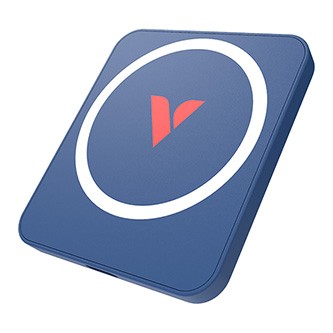 SSD Externí Verbatim SnapBack Magnetic SSD, 32076, 2000GB, Blue Metallic, MagSave, 2x USB C kabel.