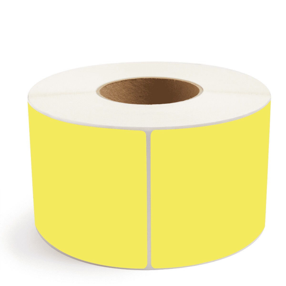 Samolepicí PP (polypropylen) etikety, 100x100mm, 1000ks, pro TTR, žluté, role