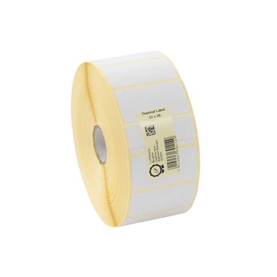 Brother LDE1E026051127P, 51mm x 26mm, originální bílé papírové štítky